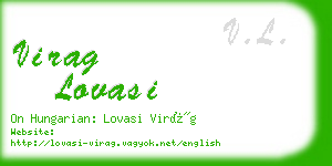 virag lovasi business card